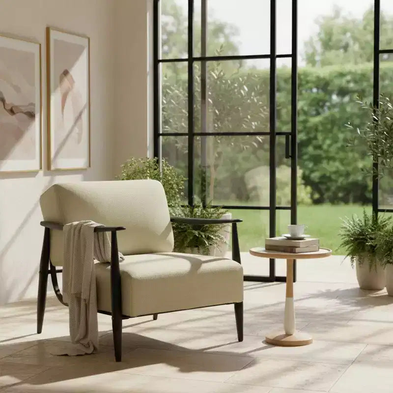 Fauteuil d'appoint moderne du milieu du siècle