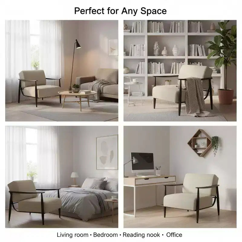 Fauteuil d'appoint moderne du milieu du siècle