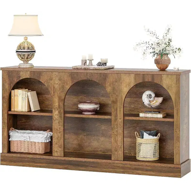Table console de ferme Table de canapé en bois