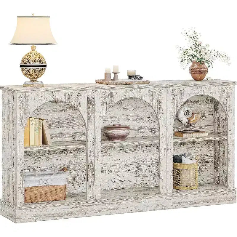 Table console de ferme Table de canapé en bois