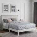 Galano Modern Platform Bed with Slatted Headboard 66.1 W 85.6 D 40.2 H