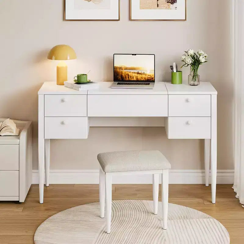 Coiffeuse avec Lumières et Tabouret Coiffeuse