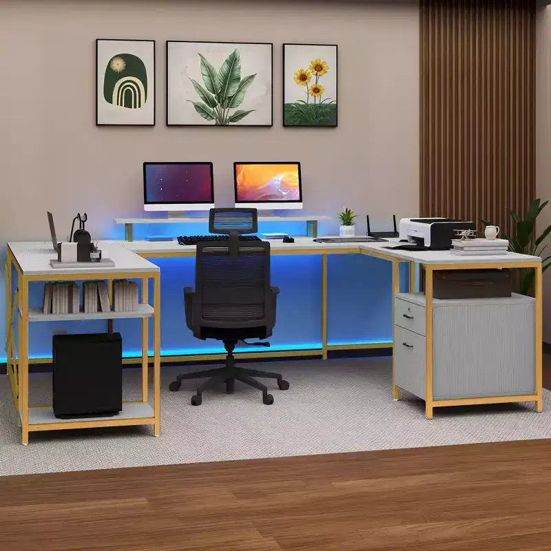 Bureau en U