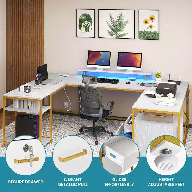 Bureau en U
