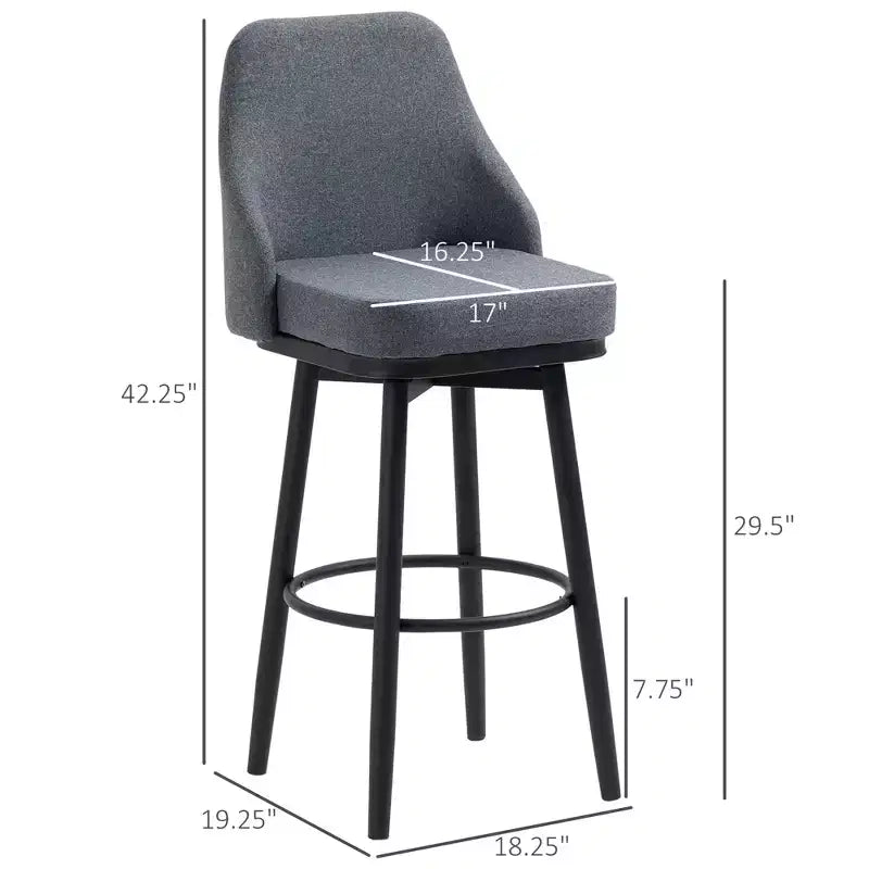 Chaises de cuisine pivotantes
