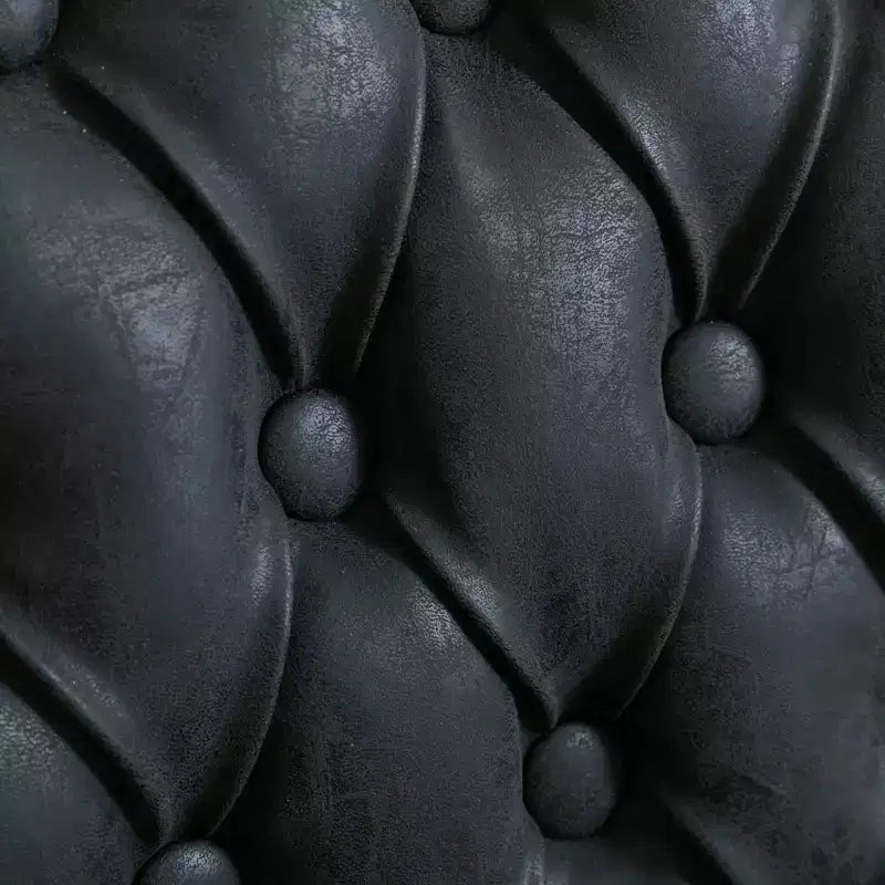 Chaises de salle à manger capitonnées de style français