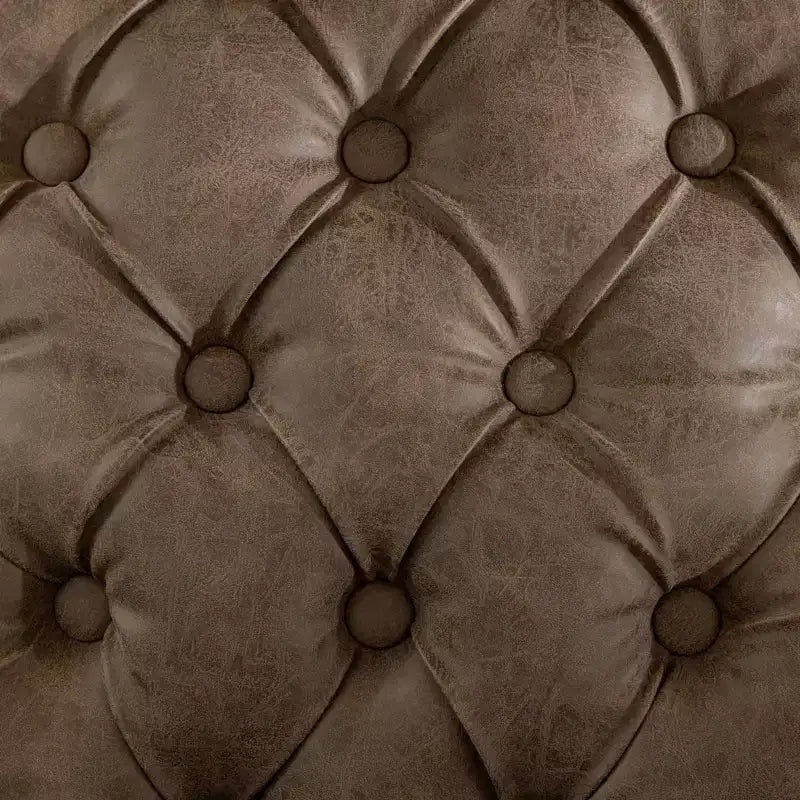 Chaises de salle à manger capitonnées de style français