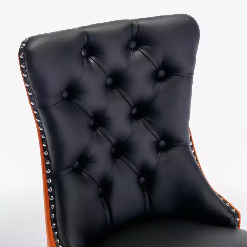 Chaises de salle à manger capitonnées et toniques