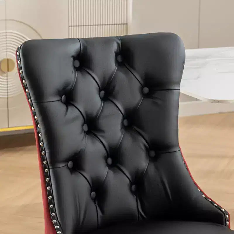 Chaises de salle à manger capitonnées et toniques