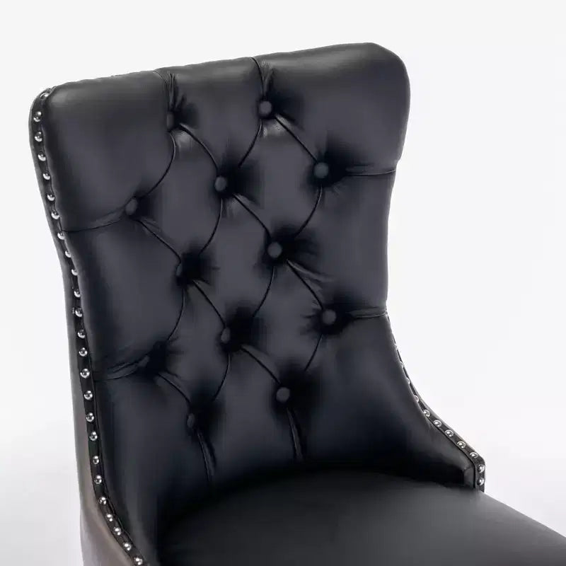 Chaises de salle à manger capitonnées et toniques