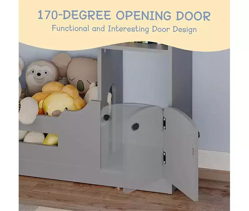 Étagère à Livres et Organisateur de Rangement pour Jouets pour Enfants