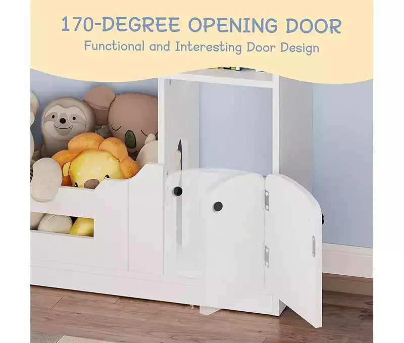 Étagère à Livres et Organisateur de Rangement pour Jouets pour Enfants