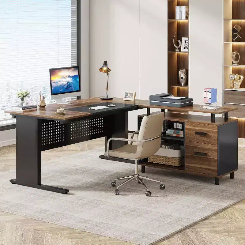 Bureau de direction avec classeur