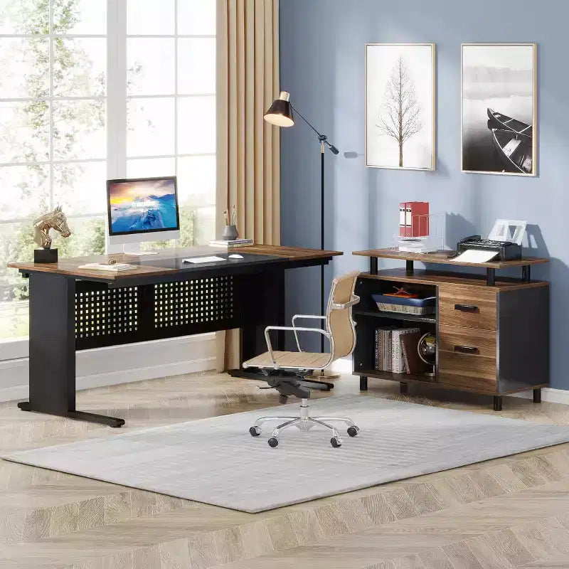 Bureau de direction avec classeur