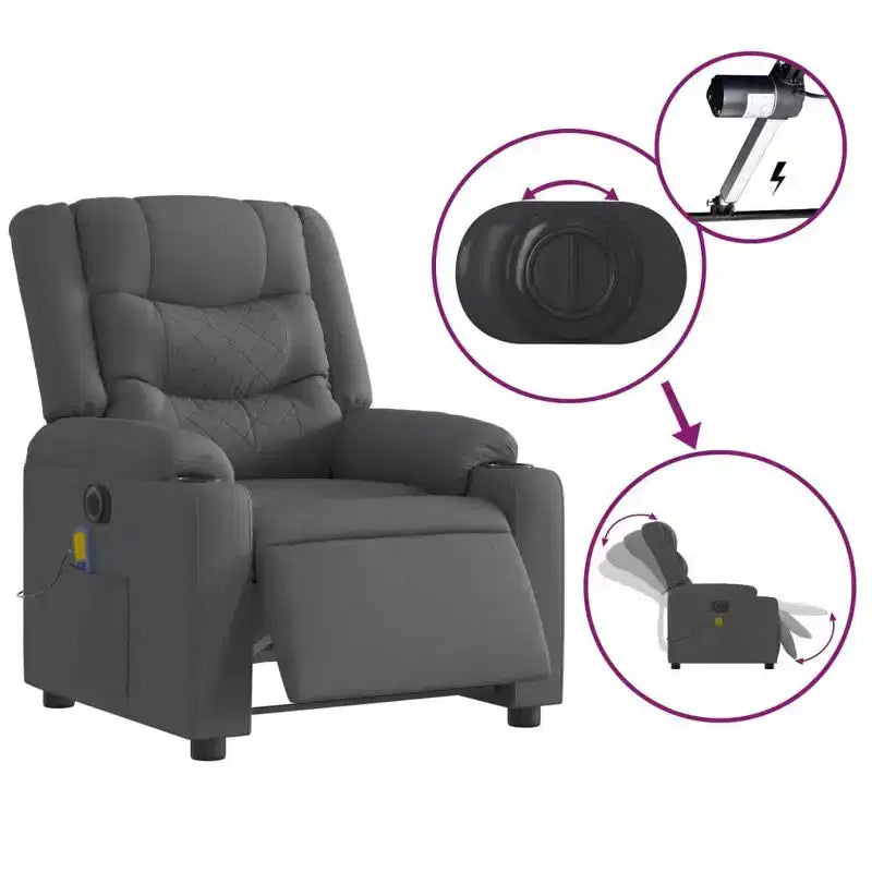Fauteuils inclinables de massage électrique