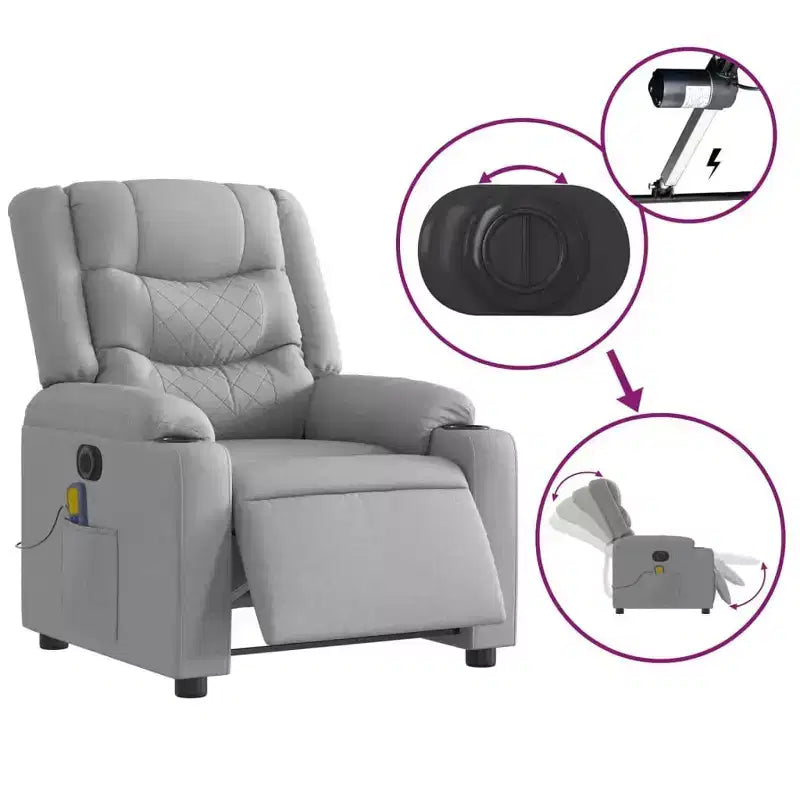 Fauteuils inclinables de massage électrique