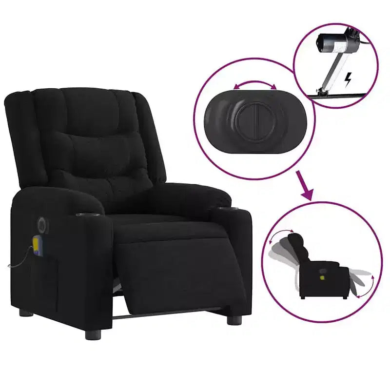 Fauteuils inclinables de massage électrique