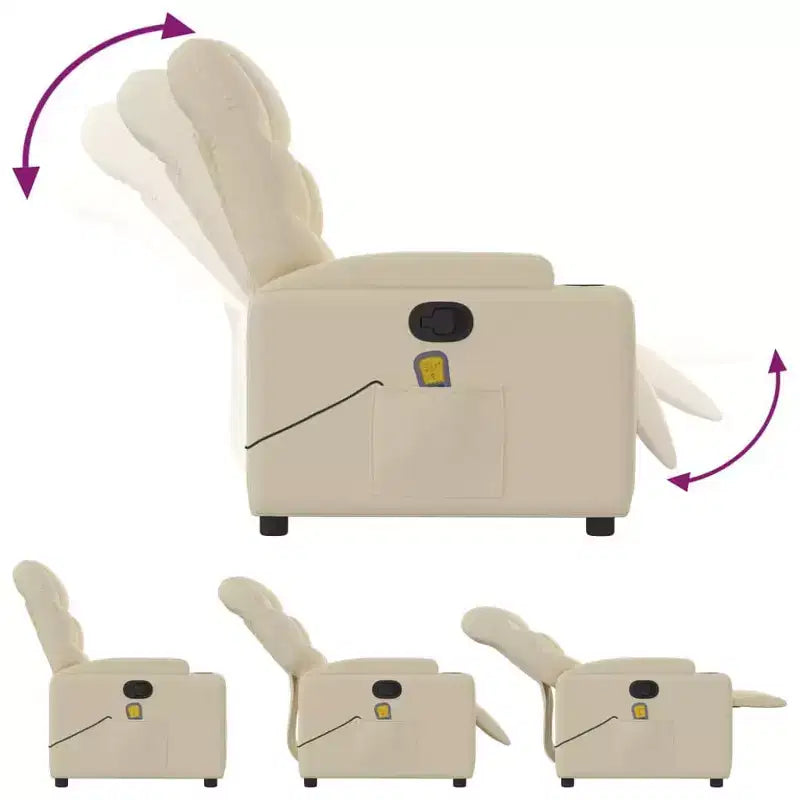 Fauteuil inclinable de massage électrique Fauteuils d'appoint