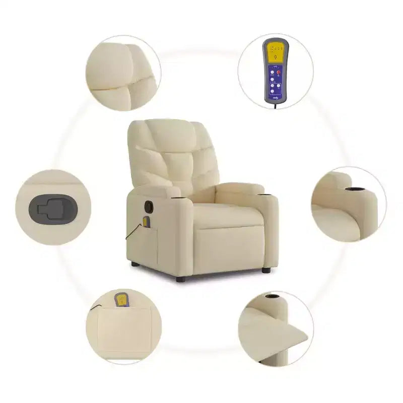 Fauteuil inclinable de massage électrique Fauteuils d'appoint