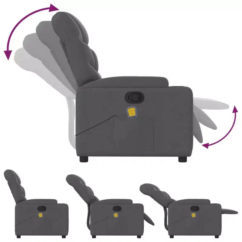 Fauteuil inclinable de massage électrique Fauteuils d'appoint