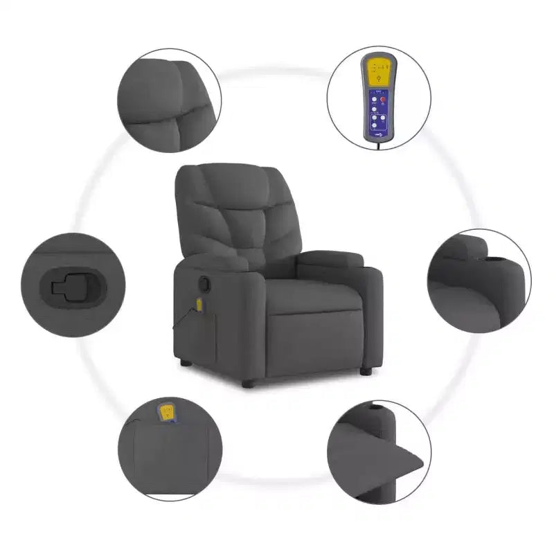 Fauteuil inclinable de massage électrique Fauteuils d'appoint
