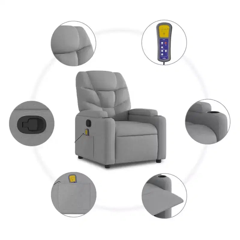 Fauteuil inclinable de massage électrique Fauteuils d'appoint