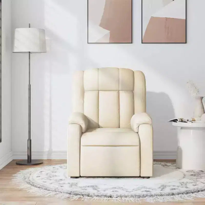 Fauteuil de massage inclinable en tissu noir