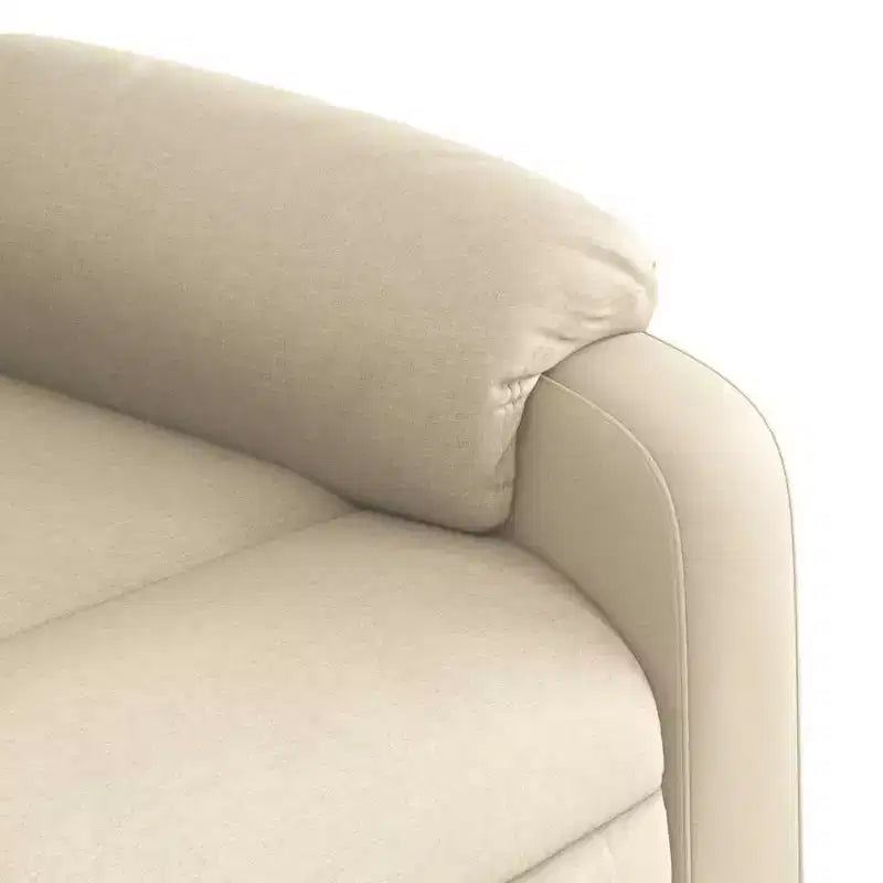 Fauteuil de massage inclinable en tissu noir