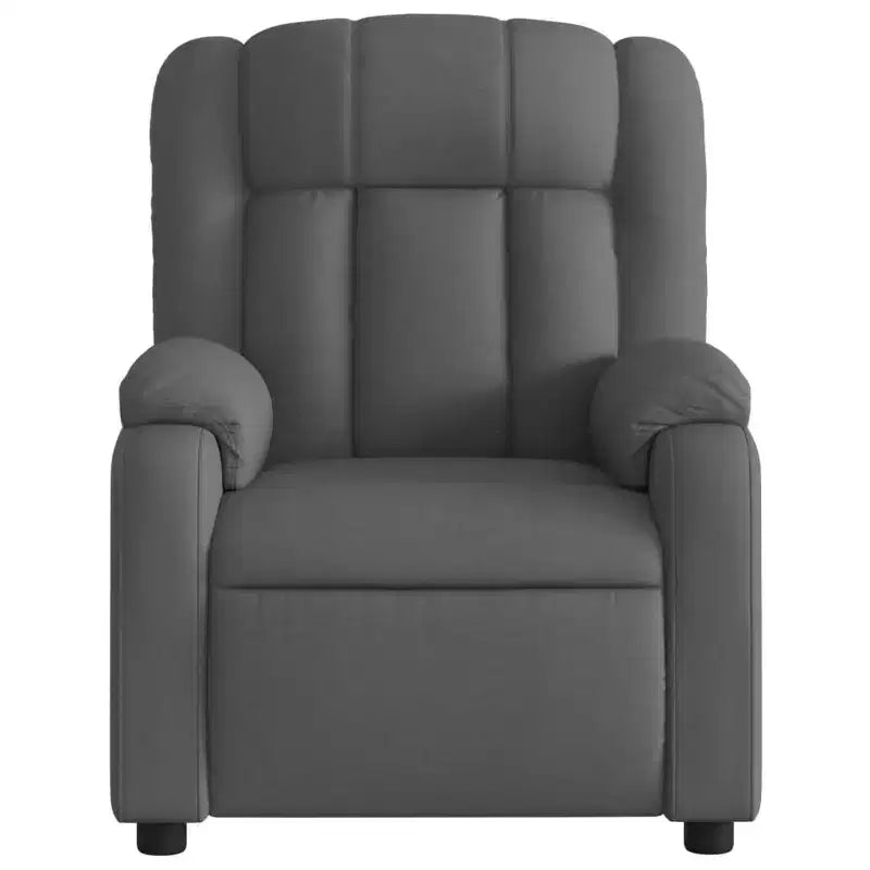 Fauteuil de massage inclinable en tissu noir