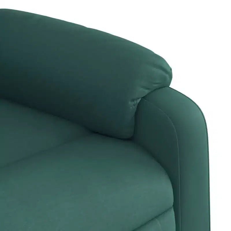 Fauteuil de massage inclinable en tissu noir