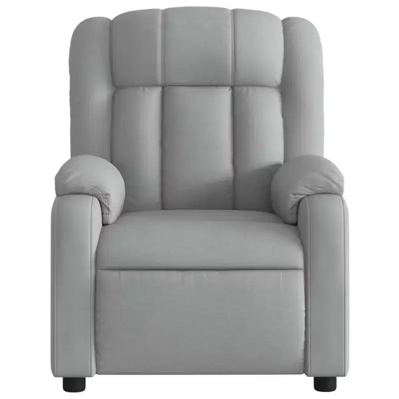 Fauteuil de massage inclinable en tissu noir