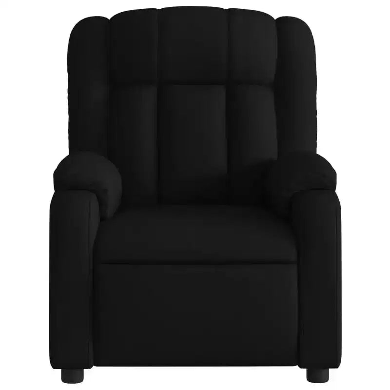 Fauteuil de massage inclinable en tissu noir