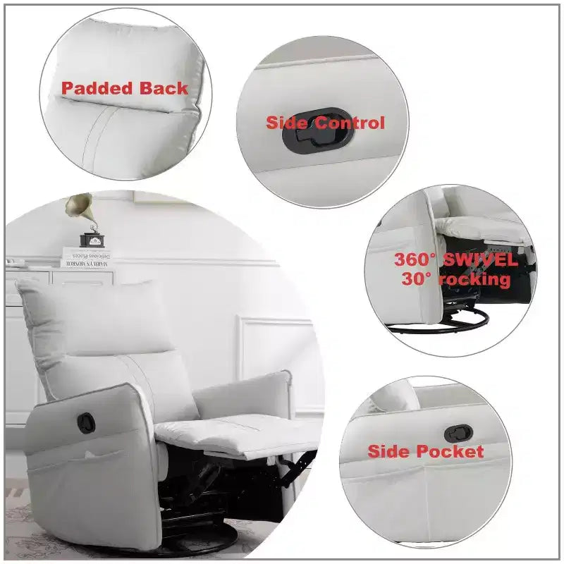 Fauteuil inclinable à bascule Fauteuils d'appoint