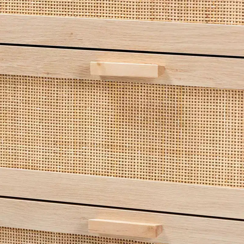 Rangement en rotin naturel