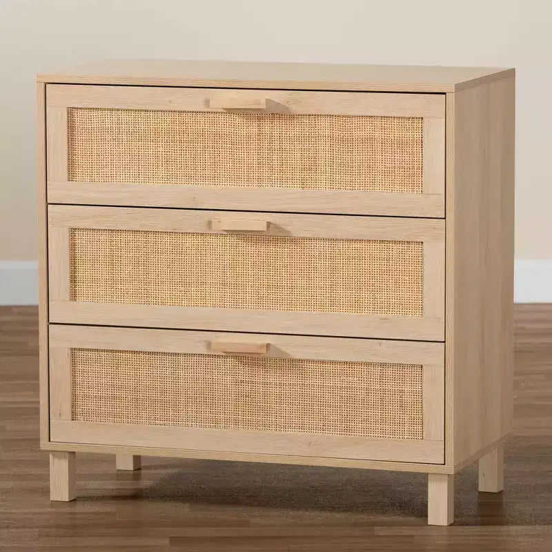 Rangement en rotin naturel