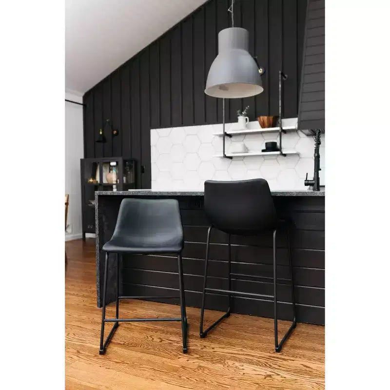 Tabouret de bar rembourré hauteur comptoir