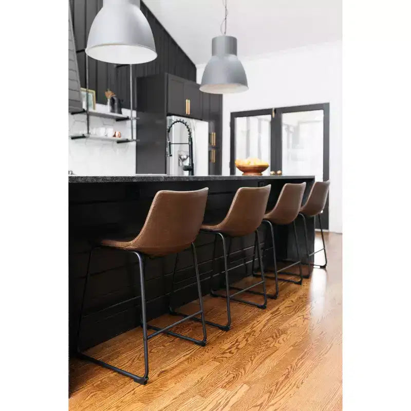 Tabouret de bar rembourré hauteur comptoir