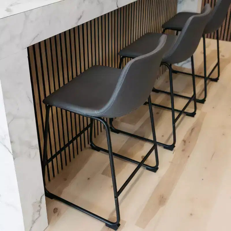 Tabouret de bar rembourré hauteur comptoir