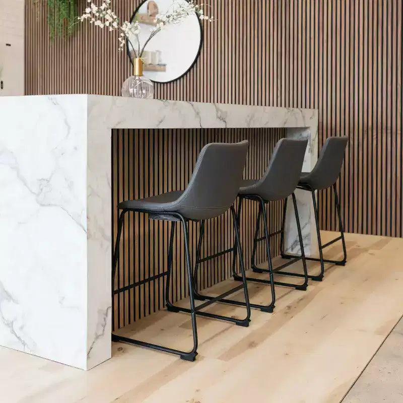 Tabouret de bar rembourré hauteur comptoir