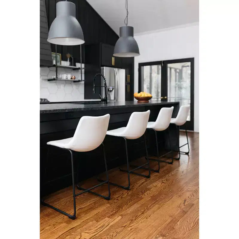 Tabouret de bar rembourré hauteur comptoir