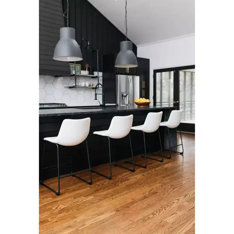 Tabouret de bar rembourré hauteur comptoir