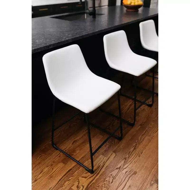 Tabouret de bar rembourré hauteur comptoir