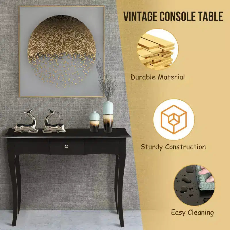 Console latérale en bois