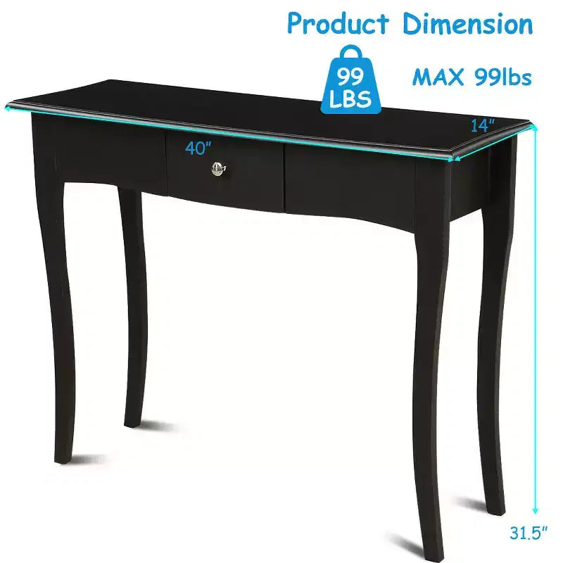 Console latérale en bois